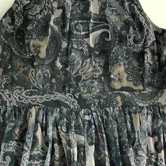 Candalite Size Large Paisley Print Sleeveless Dress With Lining. New With Tags - Picture 9 of 9